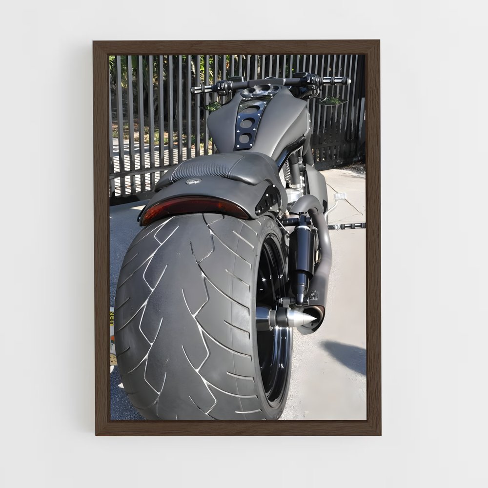 Poster moto V-rod musclée – affiche Harley-Davidson (vue 5)